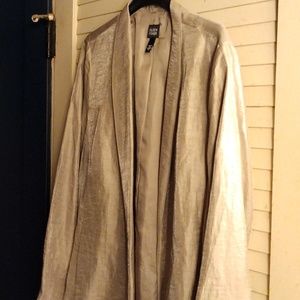 Eileen Fisher unstructured linen blazer